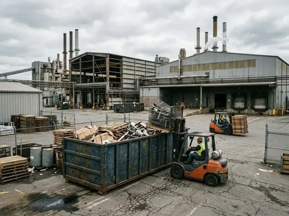 industrial-factory-scrap-conta-003 — frequently asked questions, Cheap Roll-off Dumpster Rentals in Fox Lake, IL